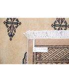 Bokhara 4'1'' X 5'10'' Hand-Knotted Wool Rug 4'1'' x 5'10'' (123 X 175) / Ivory / Beige