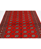 Bokhara 6'0'' X 8'10'' Hand-Knotted Wool Rug 6'0'' x 8'10'' (180 X 265) / Red / Black