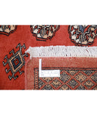 Bokhara 6'1'' X 8'10'' Hand-Knotted Wool Rug 6'1'' x 8'10'' (183 X 265) / Rust / Ivory