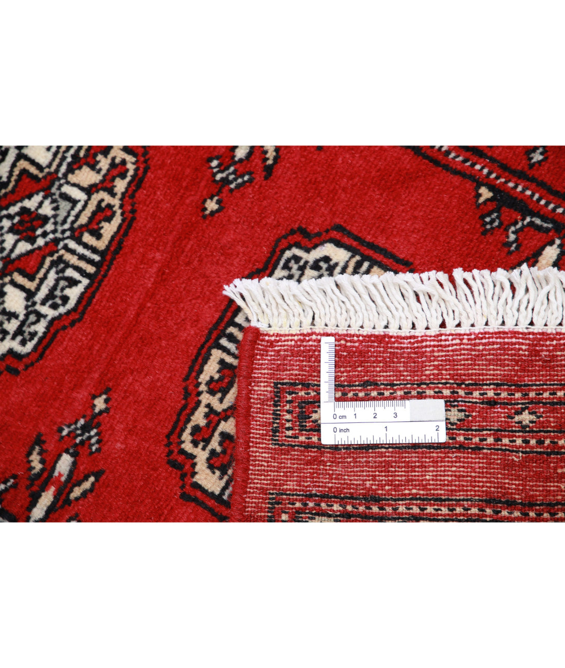 Bokhara 1'11'' X 3'2'' Hand-Knotted Wool Rug 1'11'' x 3'2'' (58 X 95) / Red / Red