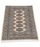 Bokhara 2'0'' X 3'0'' Hand-Knotted Wool Rug 2'0'' x 3'0'' (60 X 90) / Ivory / Ivory