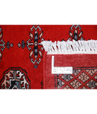 Bokhara 6'0'' X 8'5'' Hand-Knotted Wool Rug 6'0'' x 8'5'' (180 X 253) / Red / Black