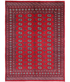 Bokhara 6'0'' X 8'5'' Hand-Knotted Wool Rug 6'0'' x 8'5'' (180 X 253) / Red / Black