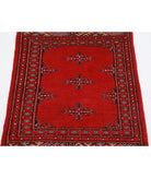 Bokhara 2'0'' X 3'0'' Hand-Knotted Wool Rug 2'0'' x 3'0'' (60 X 90) / Red / Red