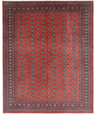 Bokhara 8'1'' X 10'1'' Hand-Knotted Wool Rug 8'1'' x 10'1'' (243 X 303) / Rust / Ivory