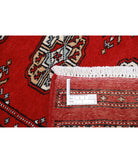 Bokhara 2'0'' X 3'2'' Hand-Knotted Wool Rug 2'0'' x 3'2'' (60 X 95) / Red / Red