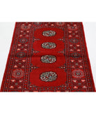 Bokhara 2'6'' X 4'10'' Hand-Knotted Wool Rug 2'6'' x 4'10'' (75 X 145) / Red / Red