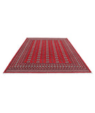 Bokhara 8'0'' X 10'1'' Hand-Knotted Wool Rug 8'0'' x 10'1'' (240 X 303) / Red / Ivory