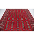 Bokhara 8'0'' X 10'1'' Hand-Knotted Wool Rug 8'0'' x 10'1'' (240 X 303) / Red / Ivory