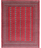 Bokhara 8'0'' X 10'1'' Hand-Knotted Wool Rug 8'0'' x 10'1'' (240 X 303) / Red / Ivory