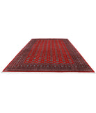 Bokhara 9'11'' X 13'8'' Hand-Knotted Wool Rug 9'11'' x 13'8'' (298 X 410) / Red / Taupe