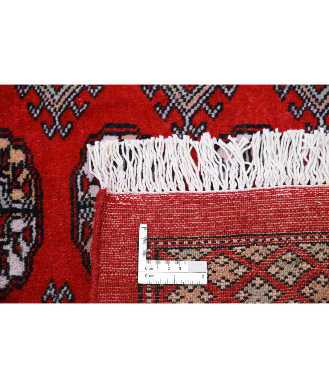 Bokhara 9'11'' X 13'8'' Hand-Knotted Wool Rug 9'11'' x 13'8'' (298 X 410) / Red / Taupe