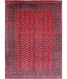 Bokhara 9'11'' X 13'8'' Hand-Knotted Wool Rug 9'11'' x 13'8'' (298 X 410) / Red / Taupe