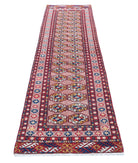 Bokhara 2'4'' X 9'11'' Hand-Knotted Wool Rug 2'4'' x 9'11'' (70 X 298) / Peach / Red