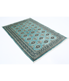 Bokhara 4'8'' X 6'4'' Hand-Knotted Wool Rug 4'8'' x 6'4'' (140 X 190) / Green / N/A