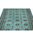 Bokhara 4'8'' X 6'4'' Hand-Knotted Wool Rug 4'8'' x 6'4'' (140 X 190) / Green / N/A