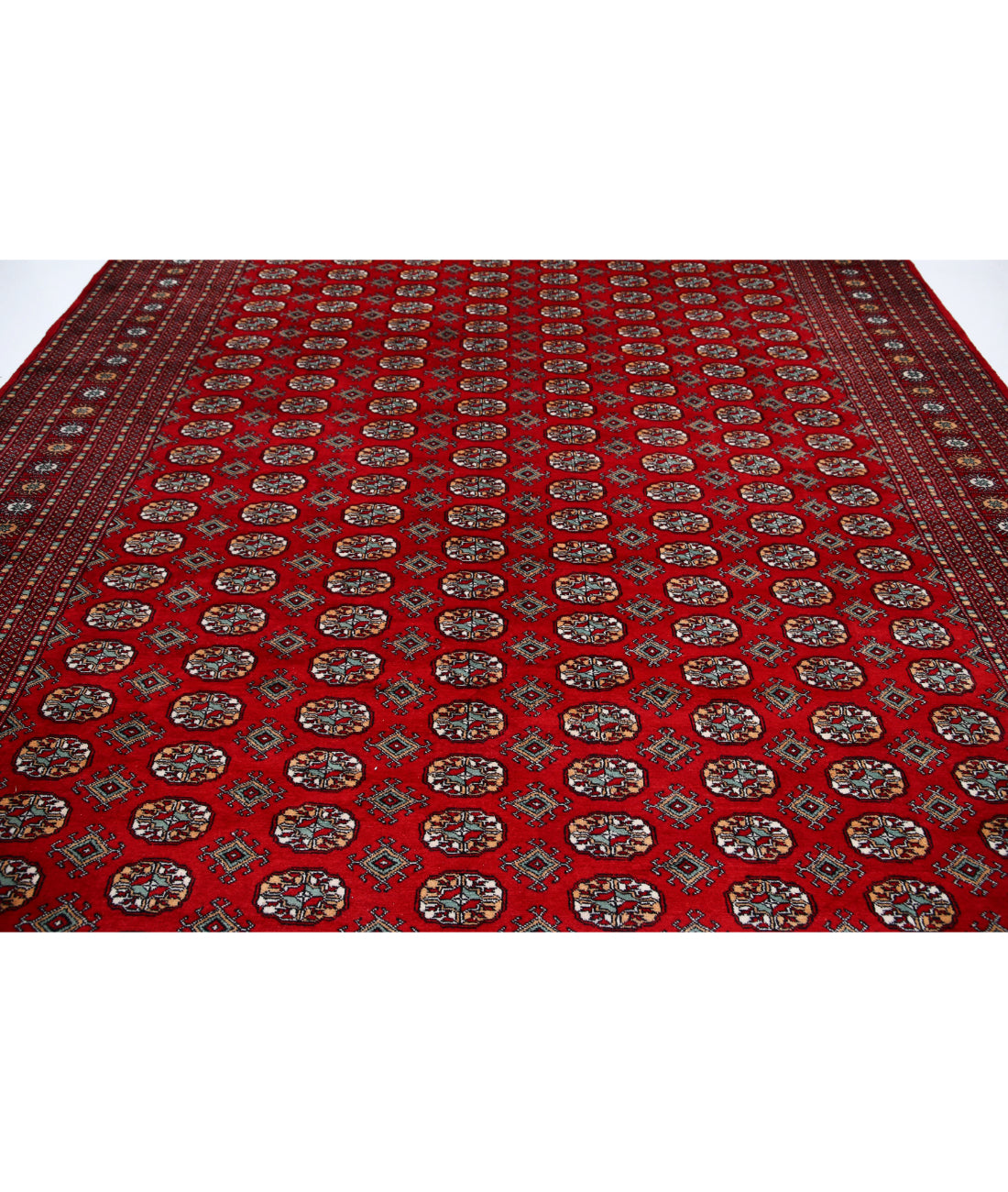 Bokhara 10'2'' X 13'5'' Hand-Knotted Wool Rug 10'2'' x 13'5'' (305 X 403) / Red / N/A