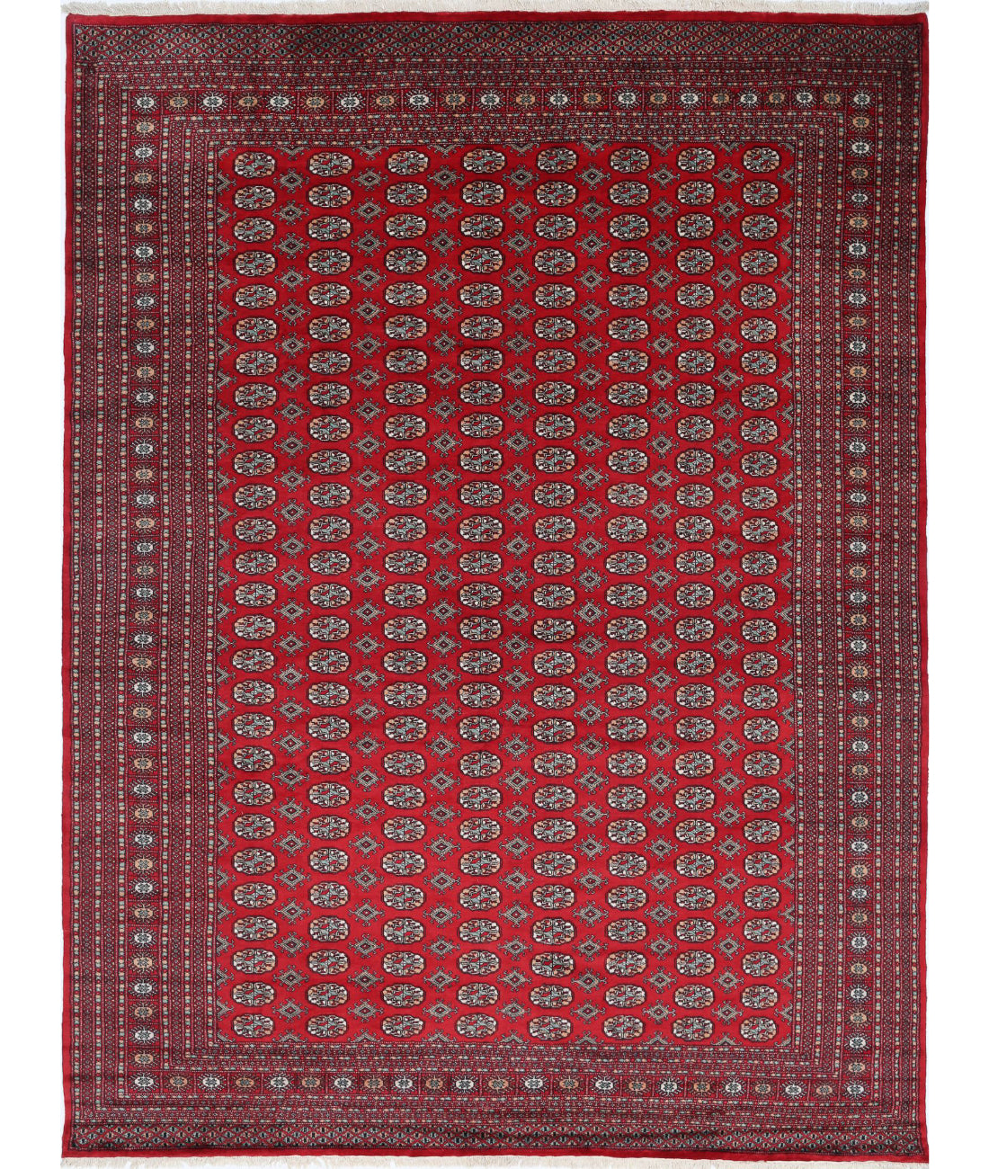 Bokhara 10'2'' X 13'5'' Hand-Knotted Wool Rug 10'2'' x 13'5'' (305 X 403) / Red / N/A