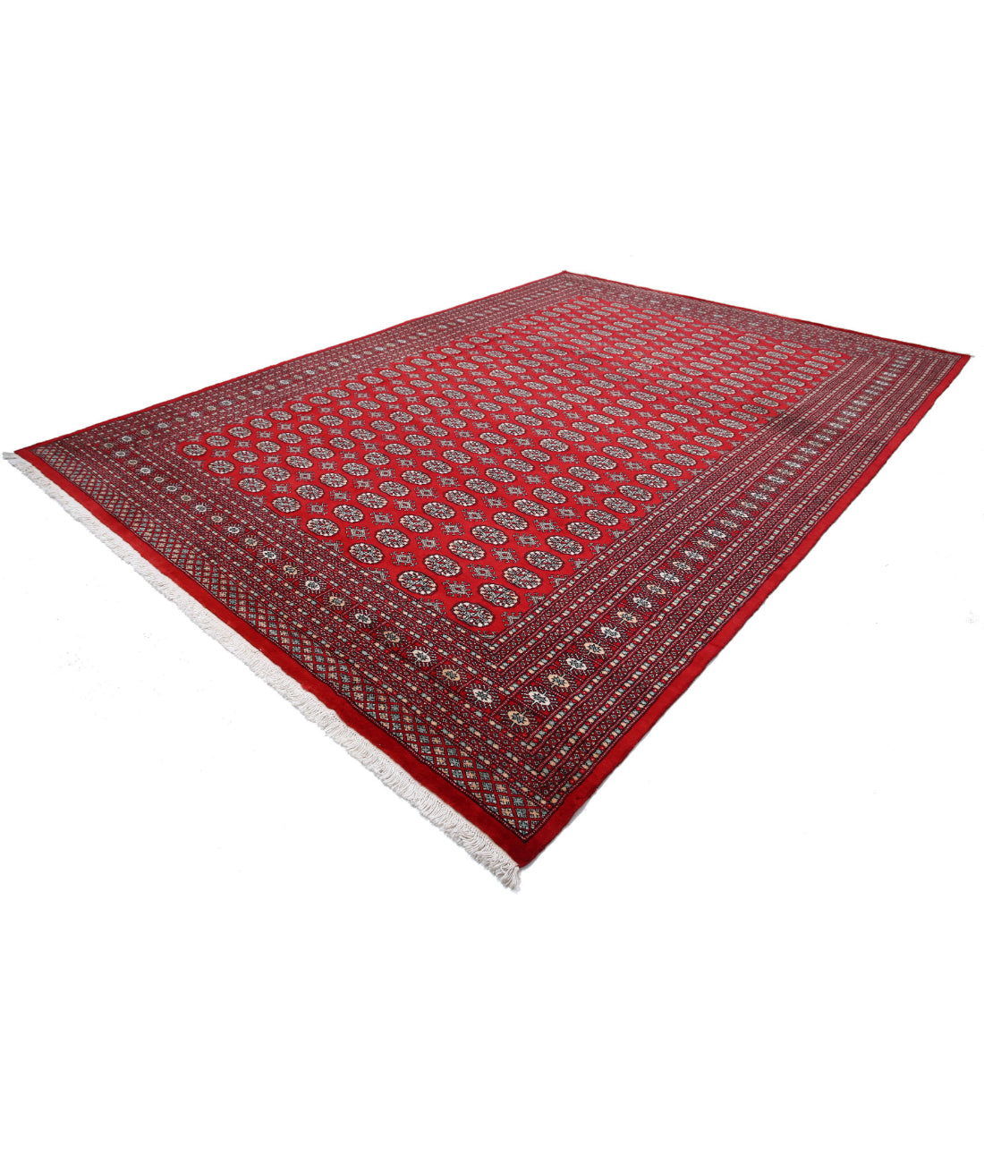 Bokhara 10'2'' X 14'0'' Hand-Knotted Wool Rug 10'2'' x 14'0'' (305 X 420) / Red / N/A