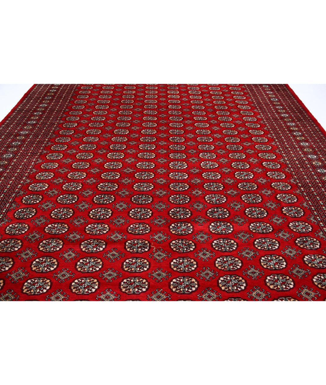 Bokhara 10'2'' X 14'0'' Hand-Knotted Wool Rug 10'2'' x 14'0'' (305 X 420) / Red / N/A