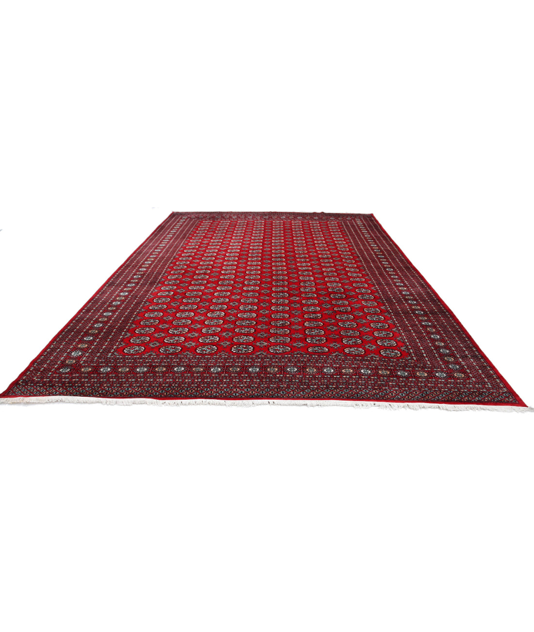 Bokhara 10'2'' X 13'10'' Hand-Knotted Wool Rug 10'2'' x 13'10'' (305 X 415) / Red / N/A