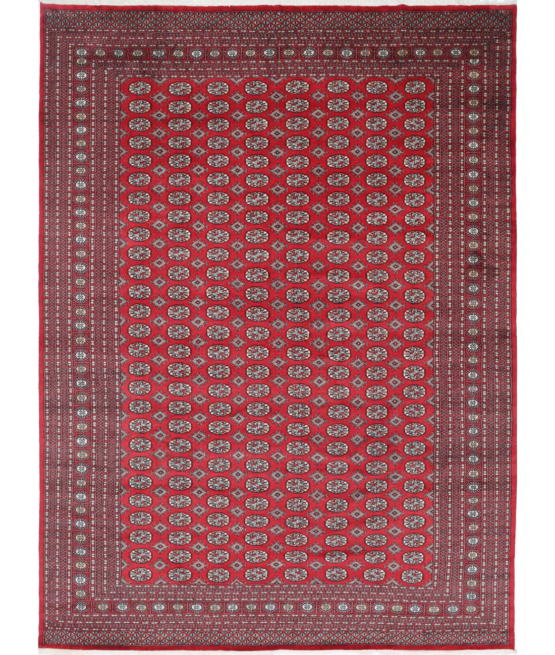 Bokhara 10'2'' X 13'10'' Hand-Knotted Wool Rug 10'2'' x 13'10'' (305 X 415) / Red / N/A