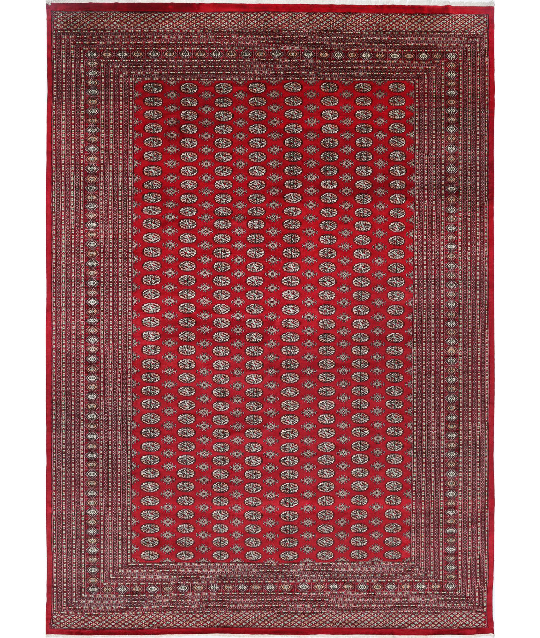 Bokhara 12'3'' X 17'6'' Hand-Knotted Wool Rug 12'3'' x 17'6'' (368 X 525) / Red / N/A