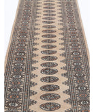 Bokhara 2'6'' X 18'10'' Hand-Knotted Wool Rug 2'6'' x 18'10'' (75 X 565) / Beige / N/A