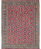 Bokhara 8'1'' X 10'4'' Hand-Knotted Wool Rug 8'1'' x 10'4'' (243 X 310) / Pink / Ivory