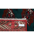 Bokhara 6'2'' X 9'7'' Hand-Knotted Wool Rug 6'2'' x 9'7'' (185 X 288) / Green / Red