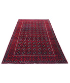 Bokhara 4'7'' X 7'7'' Hand-Knotted Wool Rug 4'7'' x 7'7'' (138 X 228) / Red / Blue