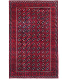 Bokhara 4'7'' X 7'7'' Hand-Knotted Wool Rug 4'7'' x 7'7'' (138 X 228) / Red / Blue