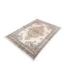 Bokhara 4'6'' X 6'4'' Hand-Knotted Wool-Silk Rug 4'6'' x 6'4'' (135 X 190) / Ivory / Gold