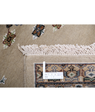 Bokhara 4'6'' X 6'4'' Hand-Knotted Wool-Silk Rug 4'6'' x 6'4'' (135 X 190) / Ivory / Gold
