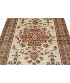 Bokhara 4'6'' X 6'8'' Hand-Knotted Wool-Silk Rug 4'6'' x 6'8'' (135 X 200) / Ivory / Ivory