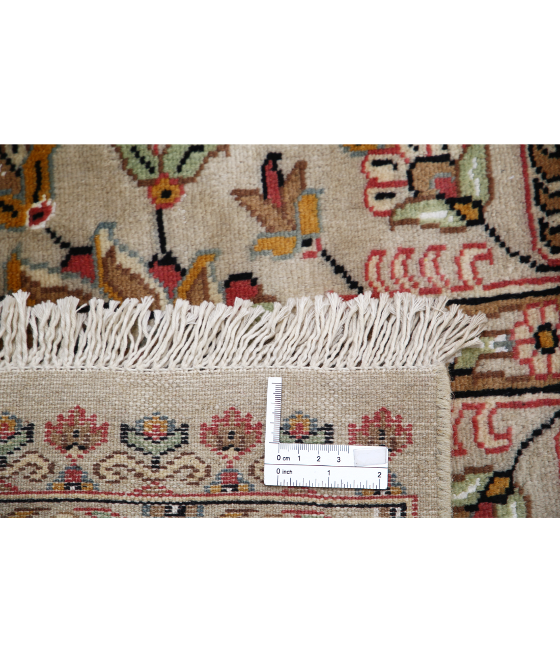 Bokhara 4'6'' X 6'8'' Hand-Knotted Wool-Silk Rug 4'6'' x 6'8'' (135 X 200) / Ivory / Ivory