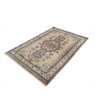 Bokhara 4'6'' X 6'9'' Hand-Knotted Wool-Silk Rug 4'6'' x 6'9'' (135 X 203) / Brown / Ivory