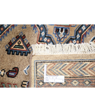 Bokhara 4'6'' X 6'9'' Hand-Knotted Wool-Silk Rug 4'6'' x 6'9'' (135 X 203) / Brown / Ivory