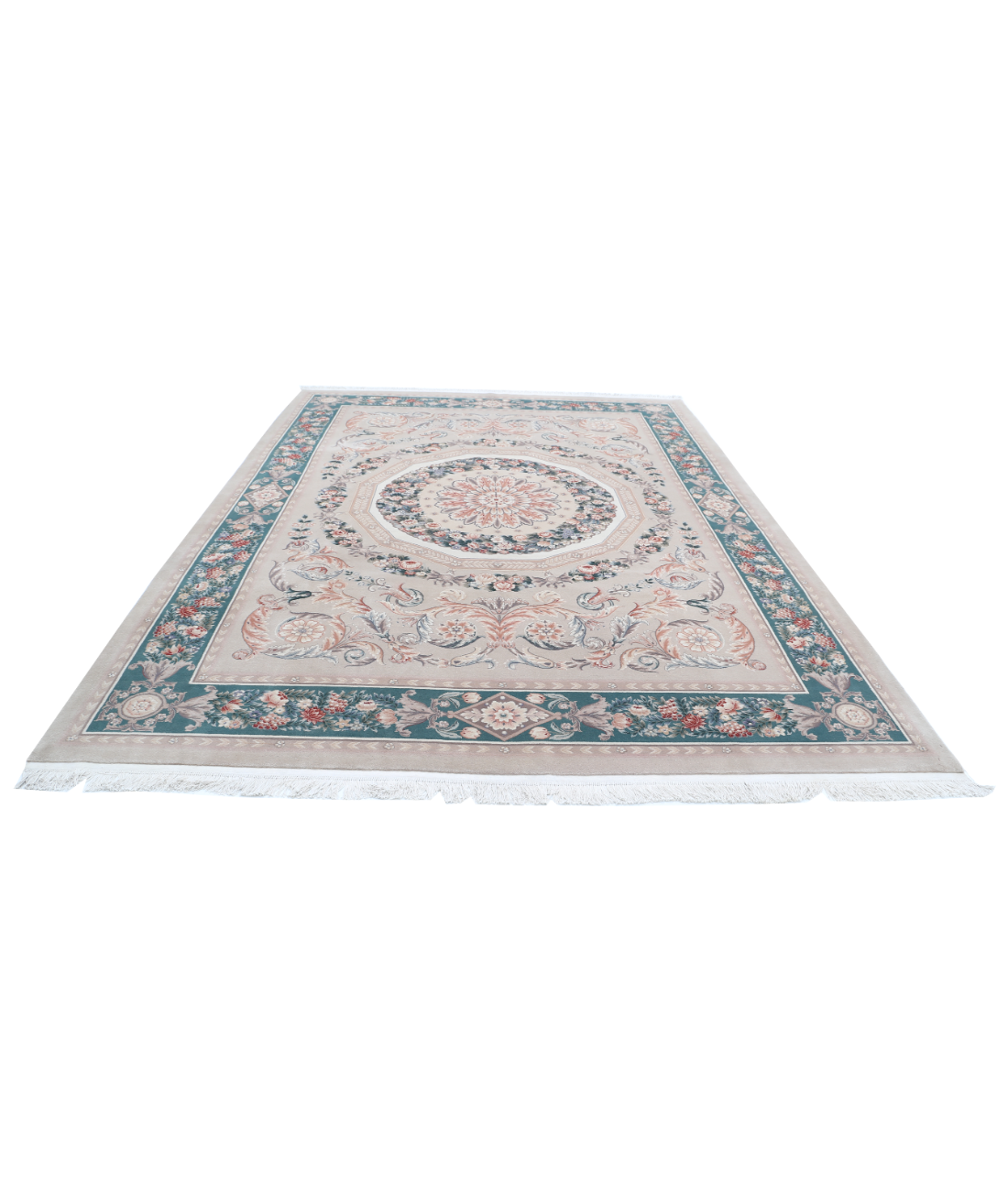 Chinese 8'11'' X 12'1'' Hand-Knotted Wool Rug 8'11'' x 12'1'' (175 X 300) / Brown / N/A