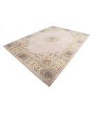 Chinese 8'10'' X 12'1'' Hand-Knotted Wool Rug 8'10'' x 12'1'' (118 X 358) / Lilac / Ivory