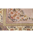 Chinese 8'10'' X 12'1'' Hand-Knotted Wool Rug 8'10'' x 12'1'' (118 X 358) / Lilac / Ivory