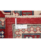 Kazak 8'0'' X 9'9'' Hand-Knotted Wool Rug 8'0'' x 9'9'' (240 X 293) / Red / Ivory