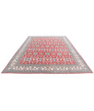 Kazak 8'10'' X 11'7'' Hand-Knotted Wool Rug 8'10'' x 11'7'' (265 X 348) / Red / Ivory