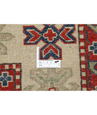 Kazak 8'2'' X 9'5'' Hand-Knotted Wool Rug 8'2'' x 9'5'' (245 X 283) / Red / Ivory