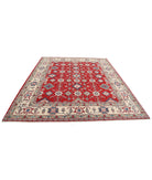 Kazak 8'3'' X 9'10'' Hand-Knotted Wool Rug 8'3'' x 9'10'' (248 X 295) / Red / Ivory