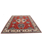 Kazak 8'4'' X 10'4'' Hand-Knotted Wool Rug 8'4'' x 10'4'' (250 X 310) / Red / Ivory