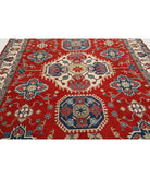 Kazak 8'4'' X 10'4'' Hand-Knotted Wool Rug 8'4'' x 10'4'' (250 X 310) / Red / Ivory