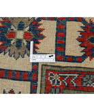 Kazak 8'0'' X 9'10'' Hand-Knotted Wool Rug 8'0'' x 9'10'' (240 X 295) / Red / Blue