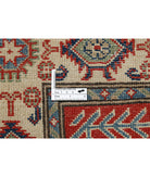 Kazak 2'8'' X 9'7'' Hand-Knotted Wool Rug 2'8'' x 9'7'' (80 X 288) / Red / Ivory