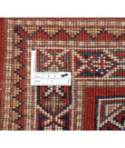 Kazak 2'1'' X 3'0'' Hand-Knotted Wool Rug 2'1'' x 3'0'' (63 X 90) / Red / Ivory